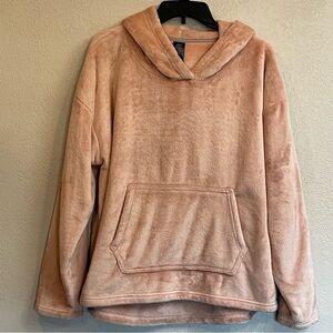 Light Pink Velvet Hoodie